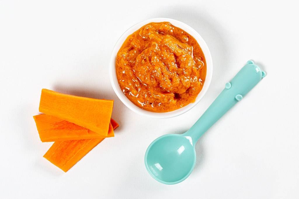 Image of a cup containing the baby food