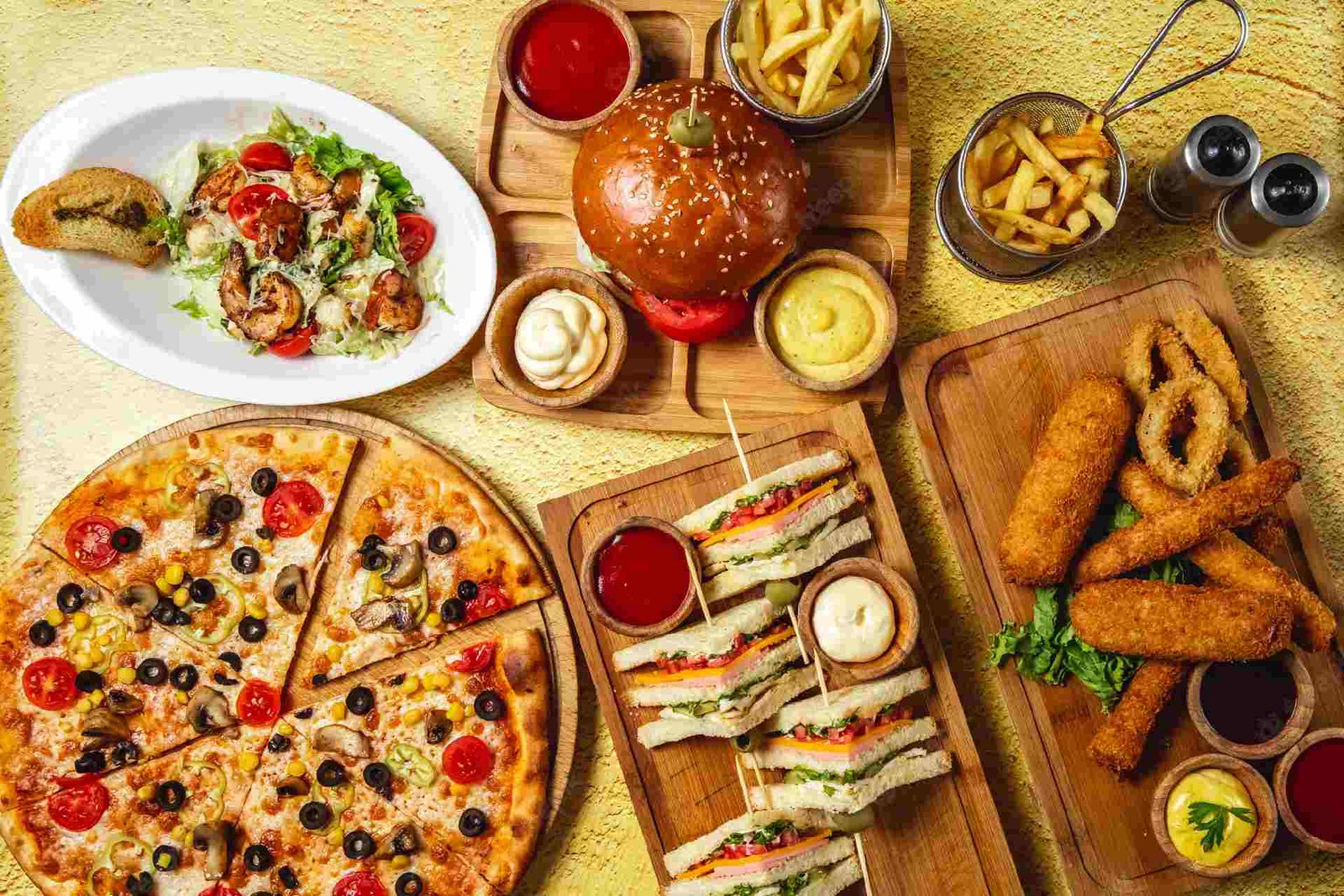 Fast foods items
