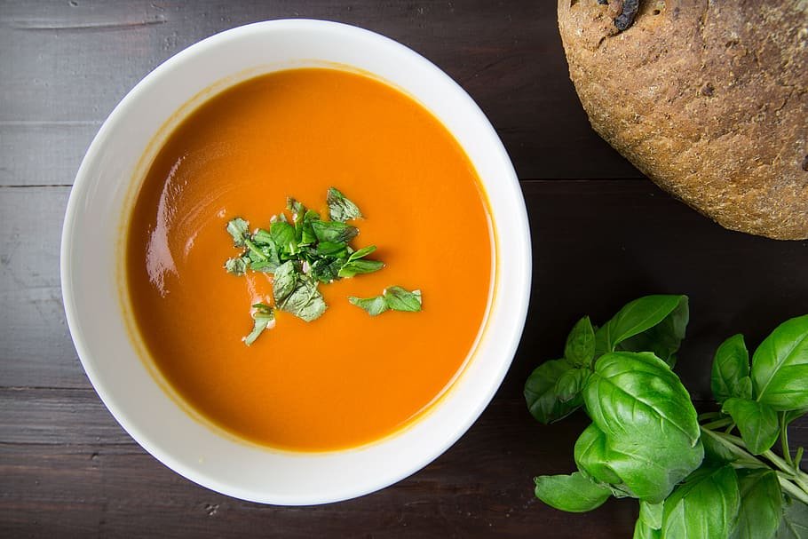 la madeleine tomato basil soup
