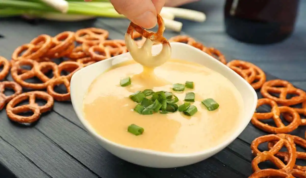 Image Source Canva, Mellow mushroom beer cheese