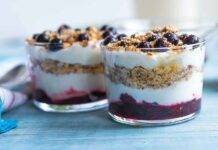 The 5 Ultimate Healthy Greek Yogurt Parfait Recipes This Is The Picture Of Two Cups Of Basic Greek Yogurt Parfait