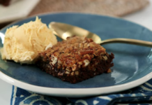 Brownie pecan pie ooey gooey butter cake brownie pecan pie gooey butter cake